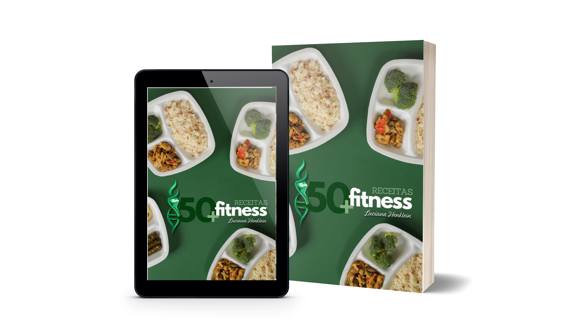 Capa do Ebook 50+ Receitas Fitness